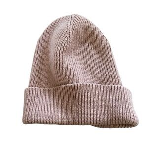 Gap Cozy Pink Knit Beanie cotton blend one size